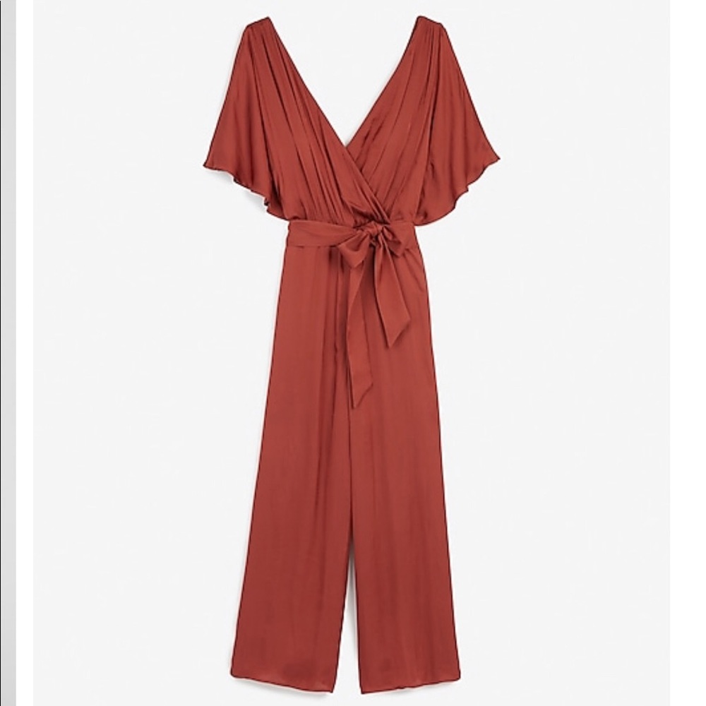 NEW WITH TAGS! Satin jumpsuit - Picture 1 of 4